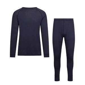 Trespass Unisex Adult Demian DLX Base Layer Set / Navy Marl